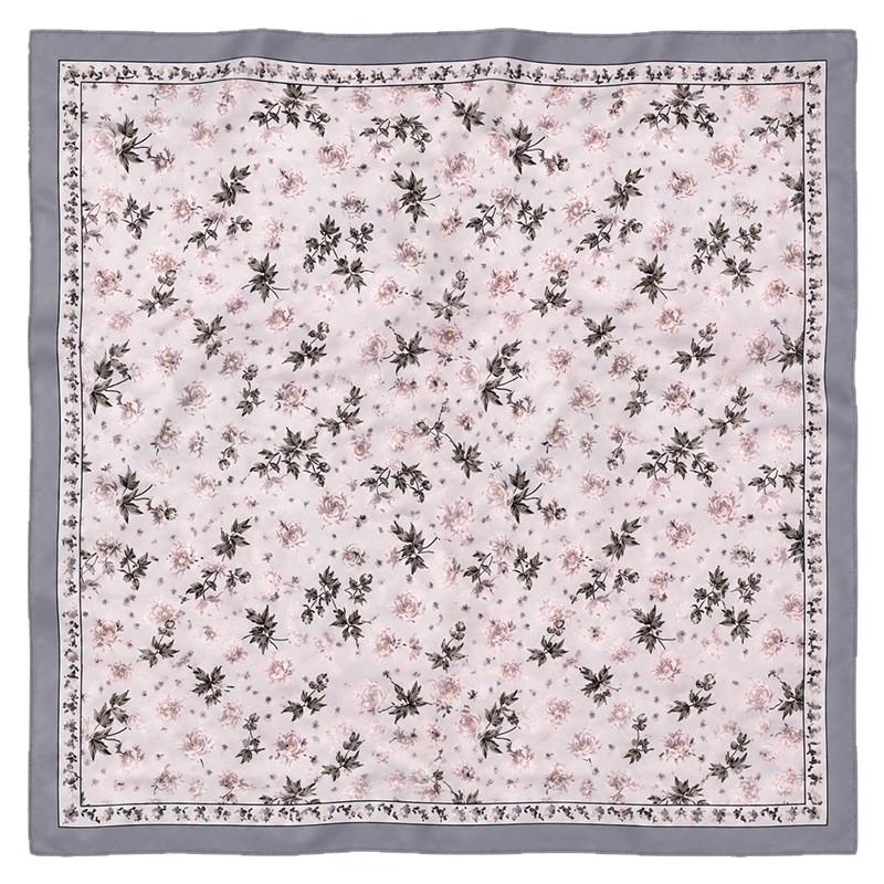 90cm High-End Retro Floral Silk Scarf - Neck, Outerwear, Bag Decoration, Hair Band, Headband