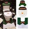 Cute Christmas Toilet Seat Covers Creative Santa Claus Bathroom Mat Xmas Supplies for Home New Year Navidad Gift Decoration