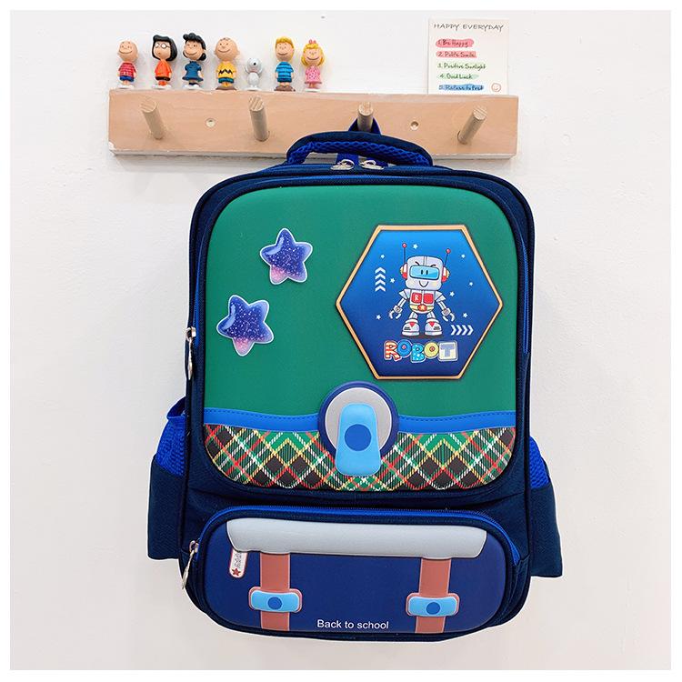 

The new schoolbag for primary school students in grades 1-3 is cute and has a large capacity to reduce the burden. The schoolbag is carried морська хвиля