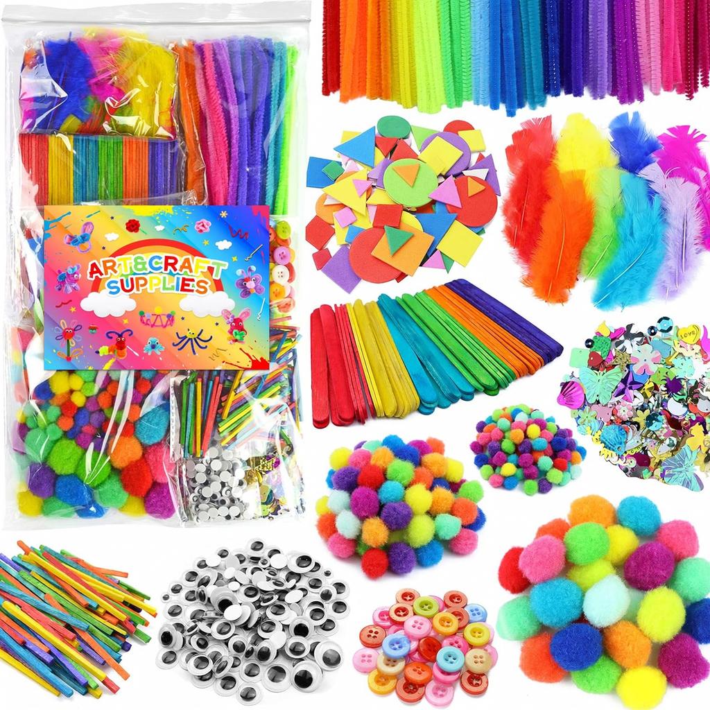Kids DIY Kit Creative and Set for Children Preschool Learning Toy Material Package