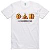 Lustiges T-Shirt Shirt Biene Anders Statement Slogan Baumwoll-T-Shirt