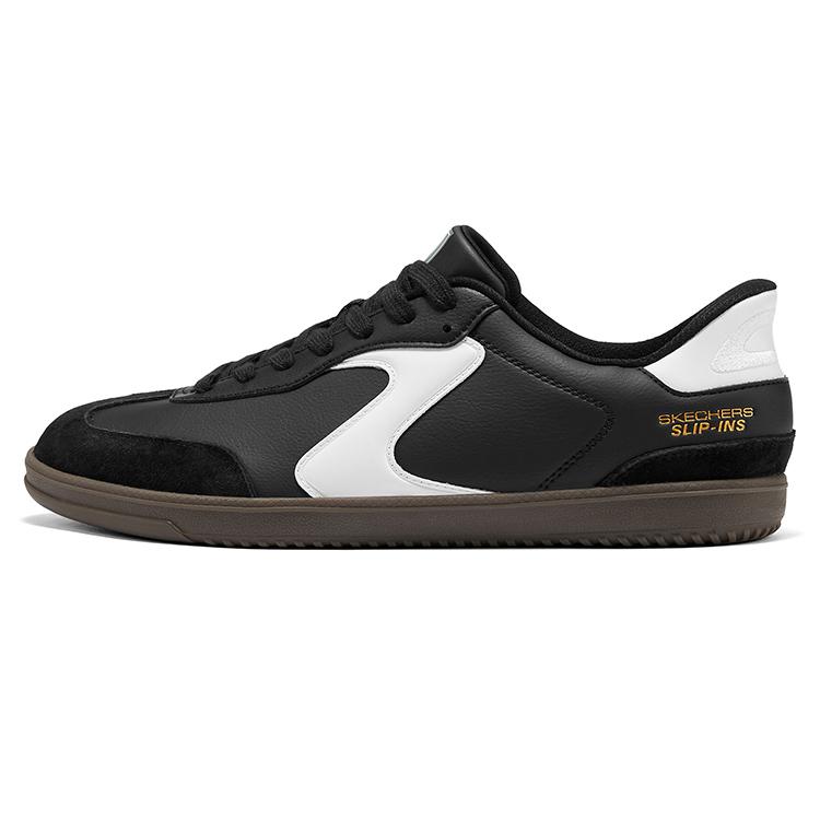 Skechers Hotshot Slip-On Retro Training Shoes Men Sneakers Black 254154W-BKW 39.5