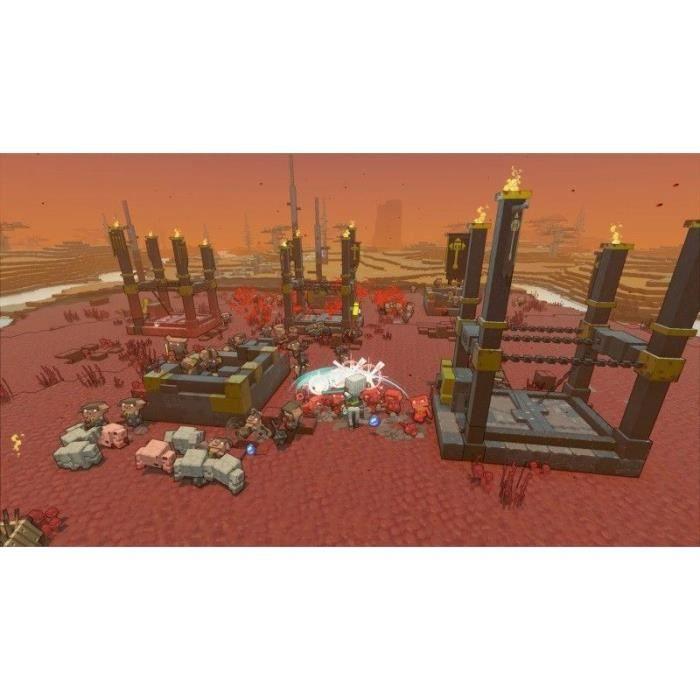 Jeu vidéo - Cenega - Minecraft Legends Deluxe Edition - PS4 - Blanc - Compatible PS4