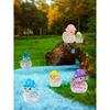 Patos Luminosos Flash Mini, Pato em Miniatura com Chapéus, Decoração de Jardim de Fadas Fluorescente, Animais Fofos Micropaisagem