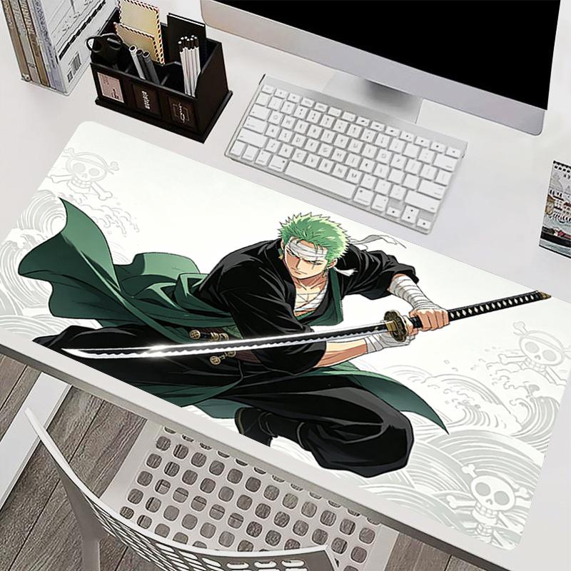 Big Mouse Pad Gamer Carpet Hd Print Oone Ppiece Zoro Anime Extended Desk Mat Pc Computer Gaming Accessories Antifray Mousepad