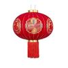 2025 Luxury Flocked Lantern with Fu Character for Spring Festival