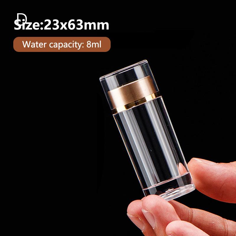 Sample Tablet Packaging Bottle Container Pill Packer Acrylic Jars Capsule Bottles With Lid For Pill 5/8/14/16/22Ml