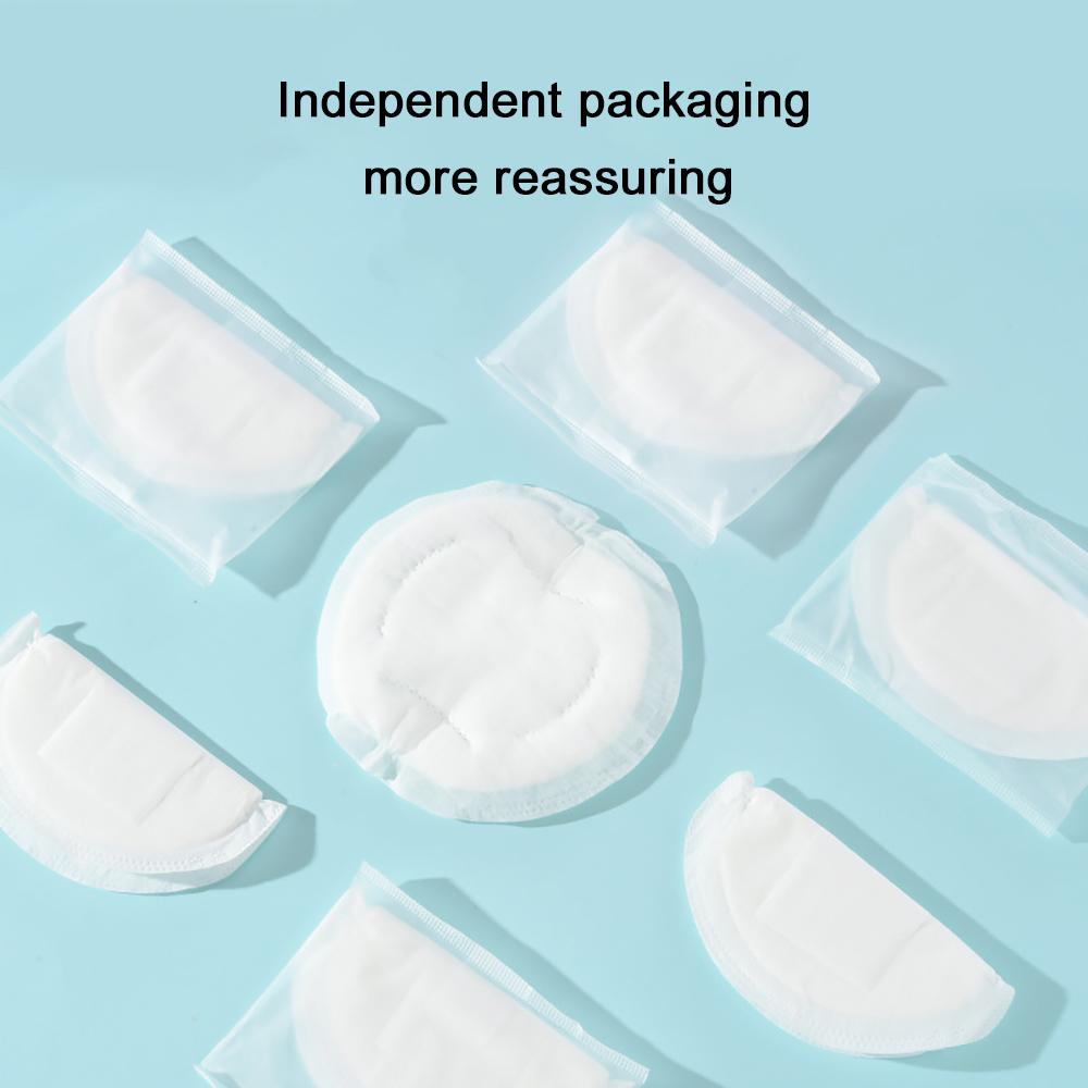 100 ST läckageskydd Engångsläckageskydd individuellt förpackat ultratunt andningsbart läckageskydd efter amning