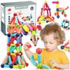 Klocki Magnetyczne Konstrukcyjne Edukacyjne Kreatywne Magnetic Sticks 40 El