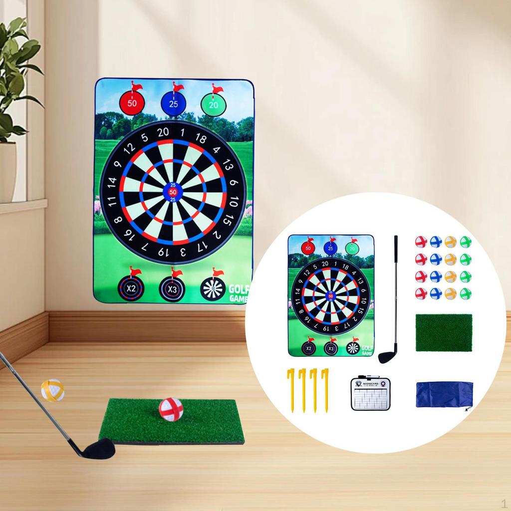 Children's Golf Play Set with Hitting Mat, Fun Activity for Ages 4-8