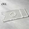 Bed Headboard Wall Spacer 1/2/4 Sets Clear Acrylic Furniture Spacer, Protect Walls & Keep Sofa Guard Space for Curtains, Outlets, Vents, Adjustable