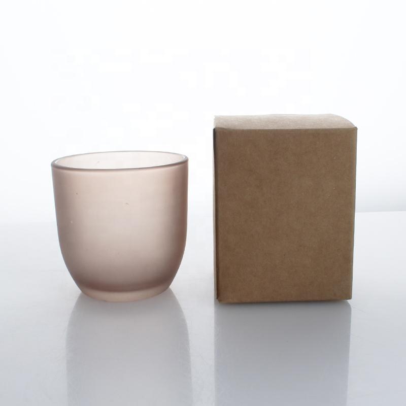 Customized 200ml Travel Mini Size Glass Candle Jar Scented Candle Glass Jar