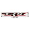 1Pc 3D ABS Logo Car Rear Trunk Side Fender Emblem Badge Decals Sticker Suitable for Tyrannosaurus Pickup Truck Modification