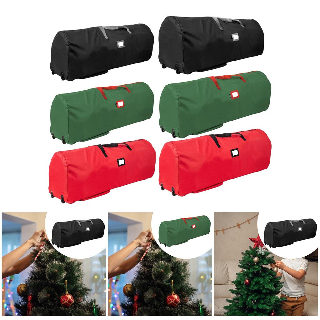 Rolling Christmas Tree Bag Carrier Artificial Xmas Tree Carrier Accessories with