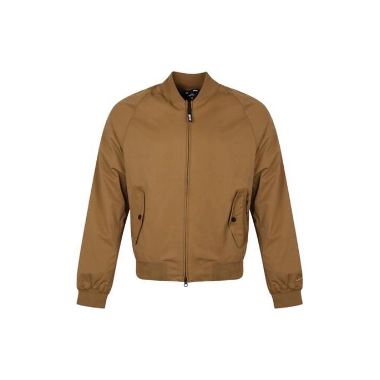 Nike As M Nk Sb Jkt Bomber Jacket With Mesh Lining And Zipper Design Men Jackets Dark-Yellow AJ9776-216 XXL