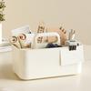 Storage Box Stackable Desk Organizer with Handle Large Capacity 5