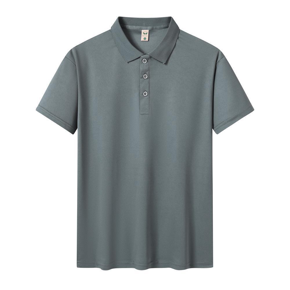 Custom Quick-Dry Short-Sleeve Polo Shirts with Logo for Corporate Teams and Cultural Events