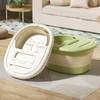 Portable Foldable Foot Bath Tub - Thick Plastic Space-Saving Design, Needed for Home,Bedroom Use - Bathroom Accessories