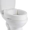 Assento Elevado para Vaso Sanitário, Capacidade de Carga de 136,1 kg, Altura de Elevação de 88,9 mm, Assento Elevado para Vaso Sanitário com Abertura Ampliada para Idosos,