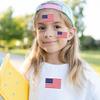 Patriotic Decals 1.2x2inch Memorial Day Stickers 250 Per Roll Adhesive Badge Clings For Window Automotive B umper Bookshelves