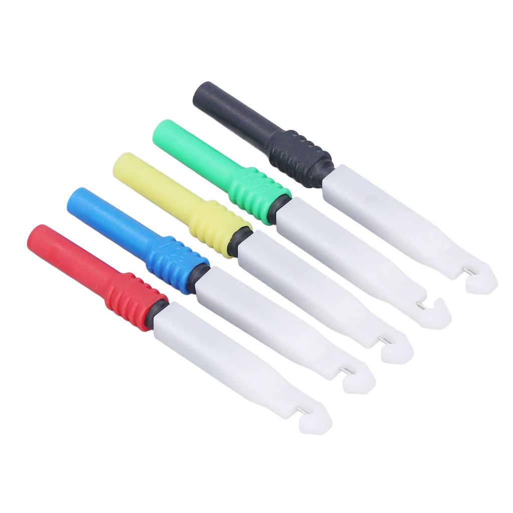 5PCS Set 0.7mm Mini Teststifte Multimeter Messspitzen Drahtdurchstechnadeln mit Hülle J.30009