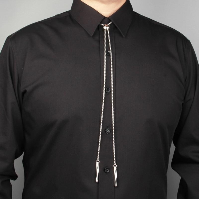 Sexy Bolo Tie Necklace Bead Cool Collar Chain Delicate Lariat Bead Chokers