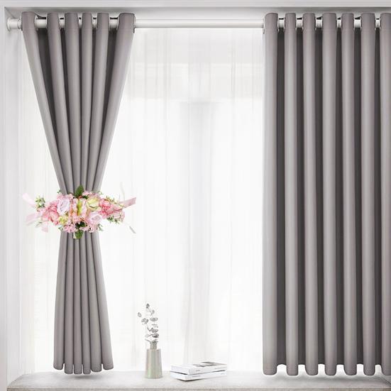 Floral Curtain Tiebacks with Realistic Silk Flowers Adjustable Fabric Straps Decorative Curtain Accessories for Wedding Home