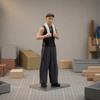 Standing Maintenance Worker statue/18 Scale Garage Scene Figure 10 Cm Figurine