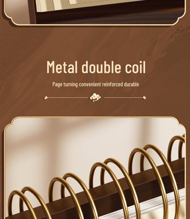 Customized 2026 Wooden Stand Enterprise Calendar – Creative Business Office Memo Gift Box