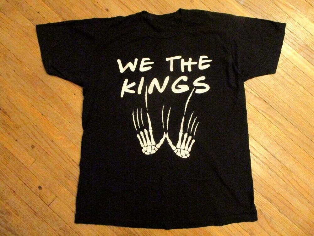 WE THE KINGS  Band Concert Black Tee ADULT Unisex T-Shirt S