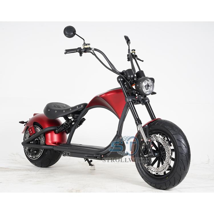 Germany Stock Mangosteen M1P Electric Scooter 45km/h COC Two Wide Wheel E Scooter Motorcycle EEC Electric Chopper Motorbike