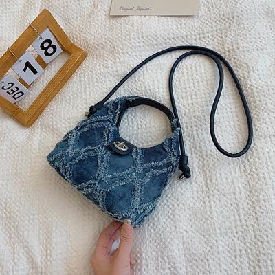Women'S Small Denim Crossbody Bags Jean Purse Shoulder Handbags Clutch Travel