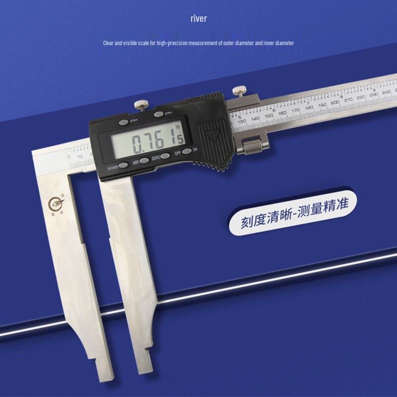 Sanlu High Precision Long Jaw Digital Caliper 0-500/600/1000mm