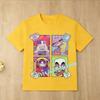 Children Short Sleeve T Shirts The Amazing Digital Circus Anime Cartoon Print Cotton Top Boys Girls Summer Casual Crew Neck Tees