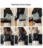 Women's Retro Plaid Hand-Carry Crossbody Commuter Bag, Autumn/Winter Portable Bucket Style