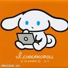Sanrio I.CINNAMOROLL Square Magnet ( Orange ) Japan NEW