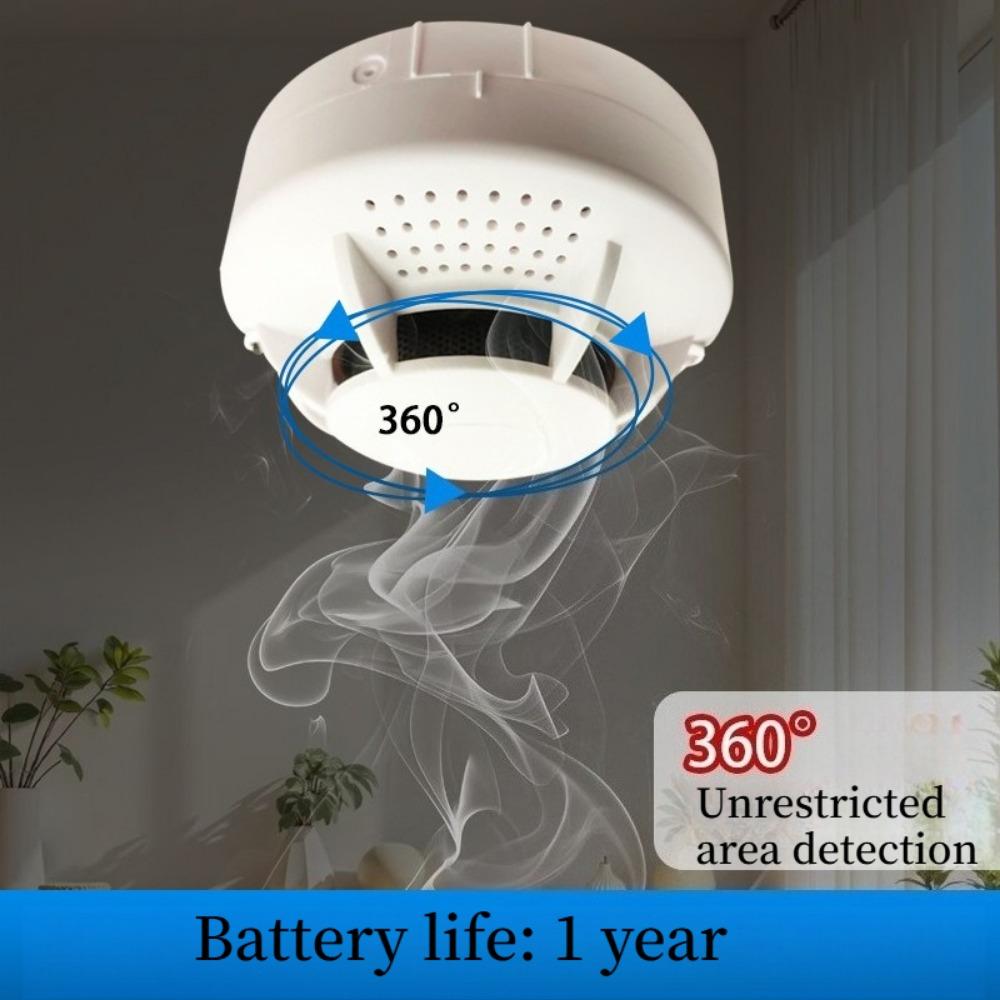 1 szt. Niezależny fotoelektryczny czujnik dymu Alarm dymu Bezprzewodowy komercyjny alarm dymu