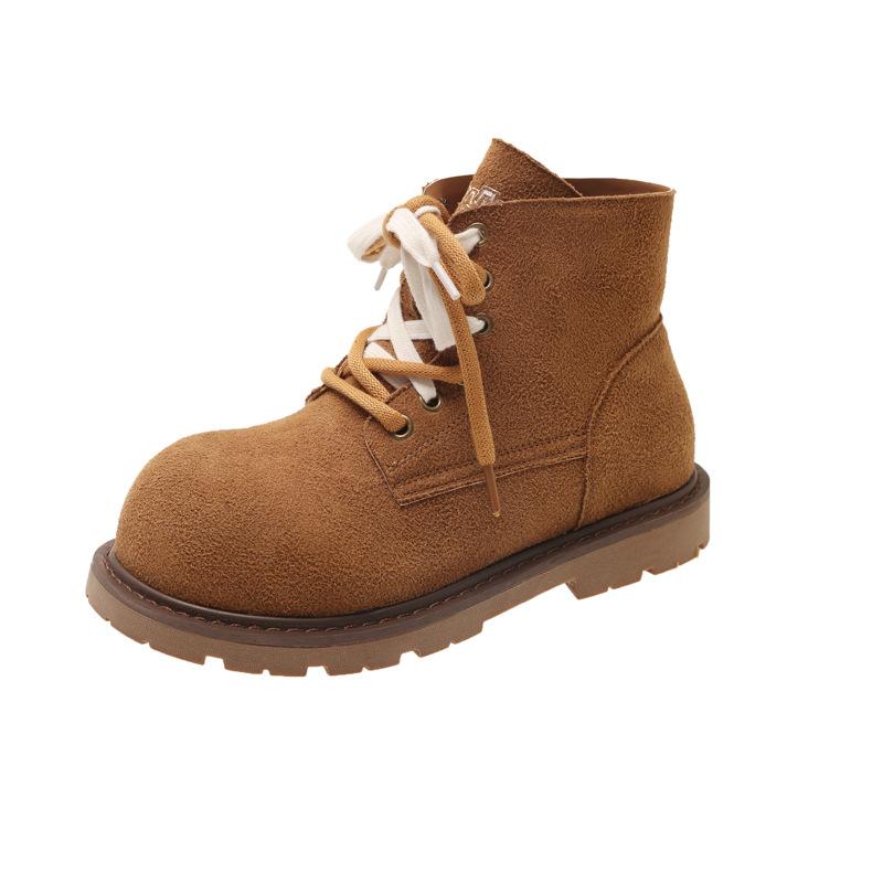 

женские ботинки Мартин на толстой подошве, новые, ретро, универсальные, уличные, рабочие, ботинки цвета ревеня 35