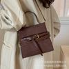 2025 New Textured Handbag, Women's Trendy Fashion Textured Shoulder Messenger Bag, Popular Commuter Small Square Bag