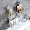 Punch-Free Suction Cup Wall-Mounted Bathroom Storage Rack