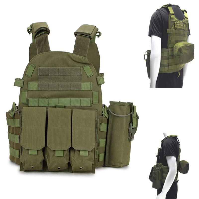 

6094 Tactical Vest - Multi-functional Combat Vest in 600D Oxford Cloth and Camouflage Design One Size