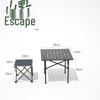 Duo Ai Shi Jia Outdoor Folding Camping Picnic Table & Stool Set