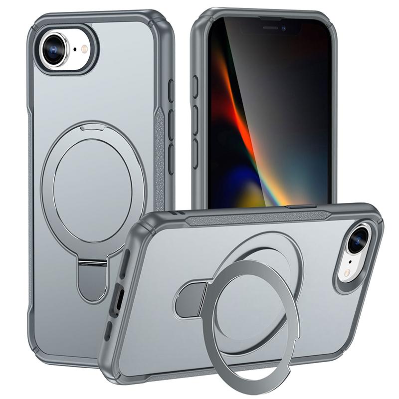 Military Grade Armor Magnetic Case For iPhone 17 Air 16E 16 15 14 13 12 11Pro Max Plus For Magsafe Shockproof Stand Holder Cover