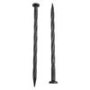 30PCS Spiral Edging Nails for Landscaping Strong Plastic Stakes for Securing Edges in Gardens Patios and Tent Setups