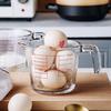 3-teiliges Messbecher-Set, Dickwandige Glas-Rührschüsseln mit Ausgießer, Küchen-Vorbereitungsschüsseln zum Backen und Kochen