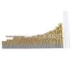 99-Piece Titanium-Coated Twist Drill Bit Set: 1.5-10mm for Woodworking Hole Opening