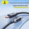 Baseus Crystal Shine 100W USB-C To USB-C Braided Fast Charging Cable