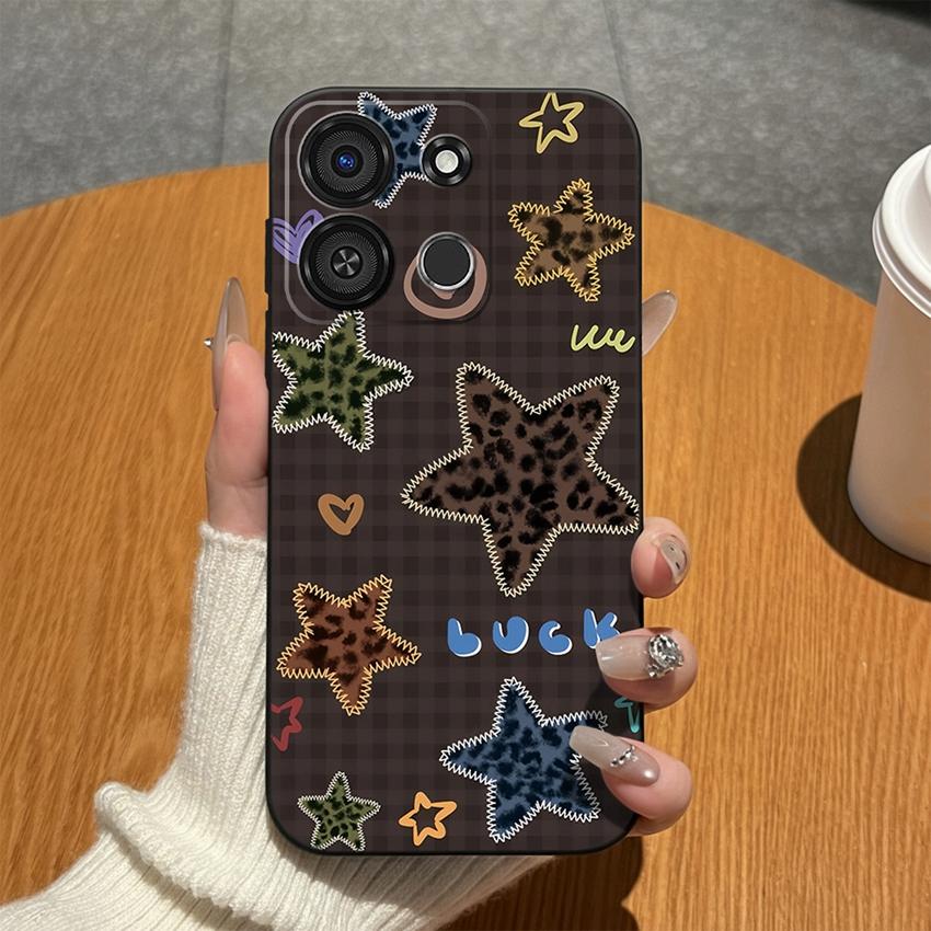 For Itel A05S A04 A60S A16 A33 Plus A56 A23 A58 A25 Pro A49 A35 A18 Phone Case Colorful Graffiti Matte Silicone Cover For Itel Anti Fingerprint Bumper