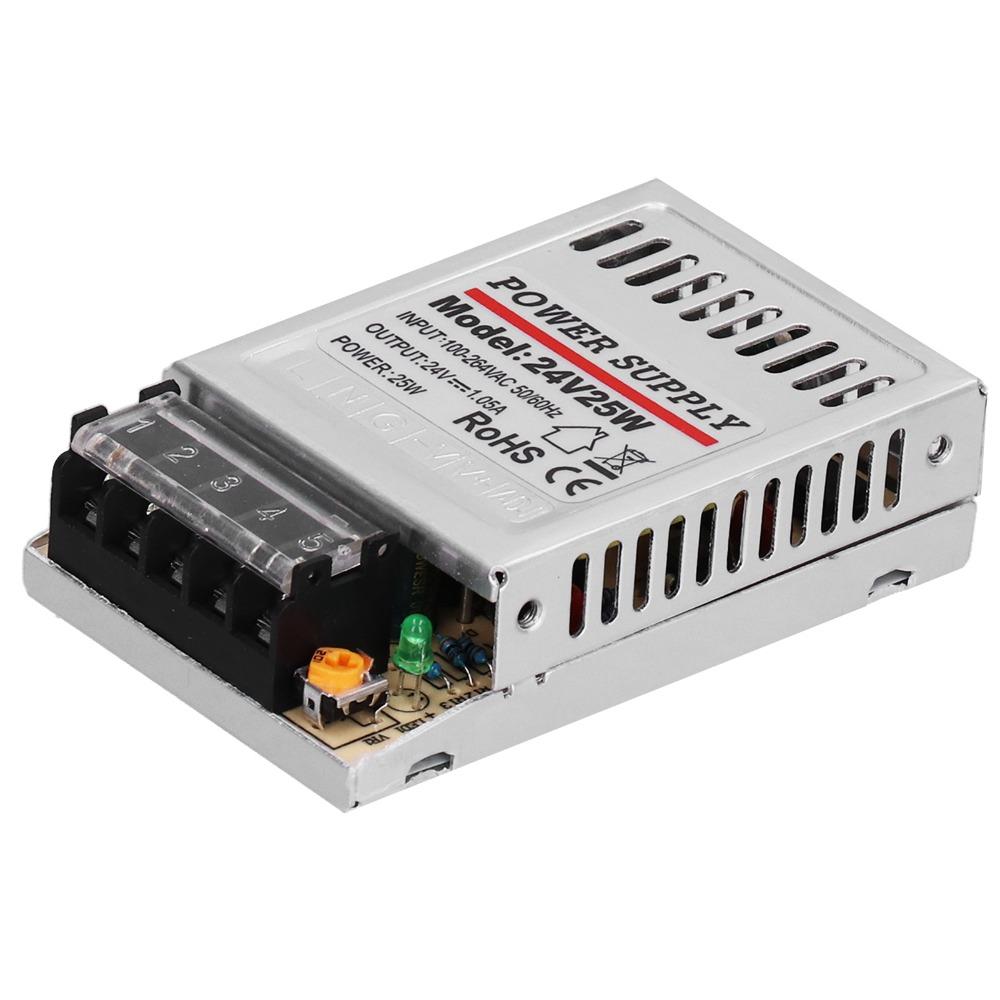 25W DC 24V 1.05A Switching Power Supply Small Size High Efficiency Power Supply Driver Easy Installation Regulated DC