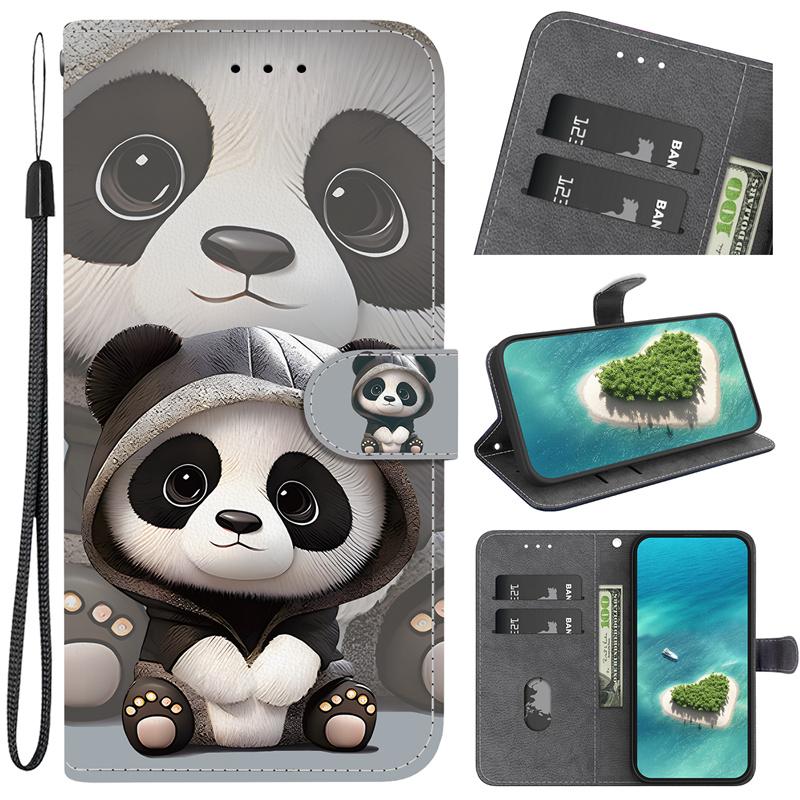 Retro Flower Case for Samsung Galaxy S26+ S25 Edge S24 Plus S23 S22 S21 FE Ultra Case Wallet Flip Stand Back Cover with Strap